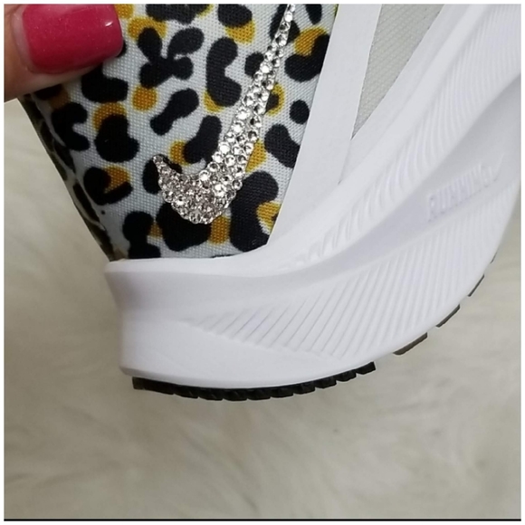 New 💎bling💎 Cheetah print Nike - Picture 7 of 9